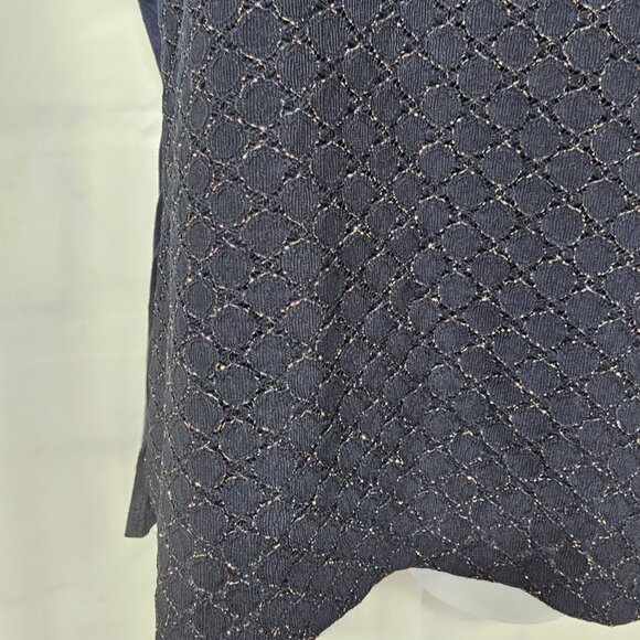 The Limited Y2K Tank Top Navy Blue Metallic Fairy Goth Boho S - Picture 2 of 11